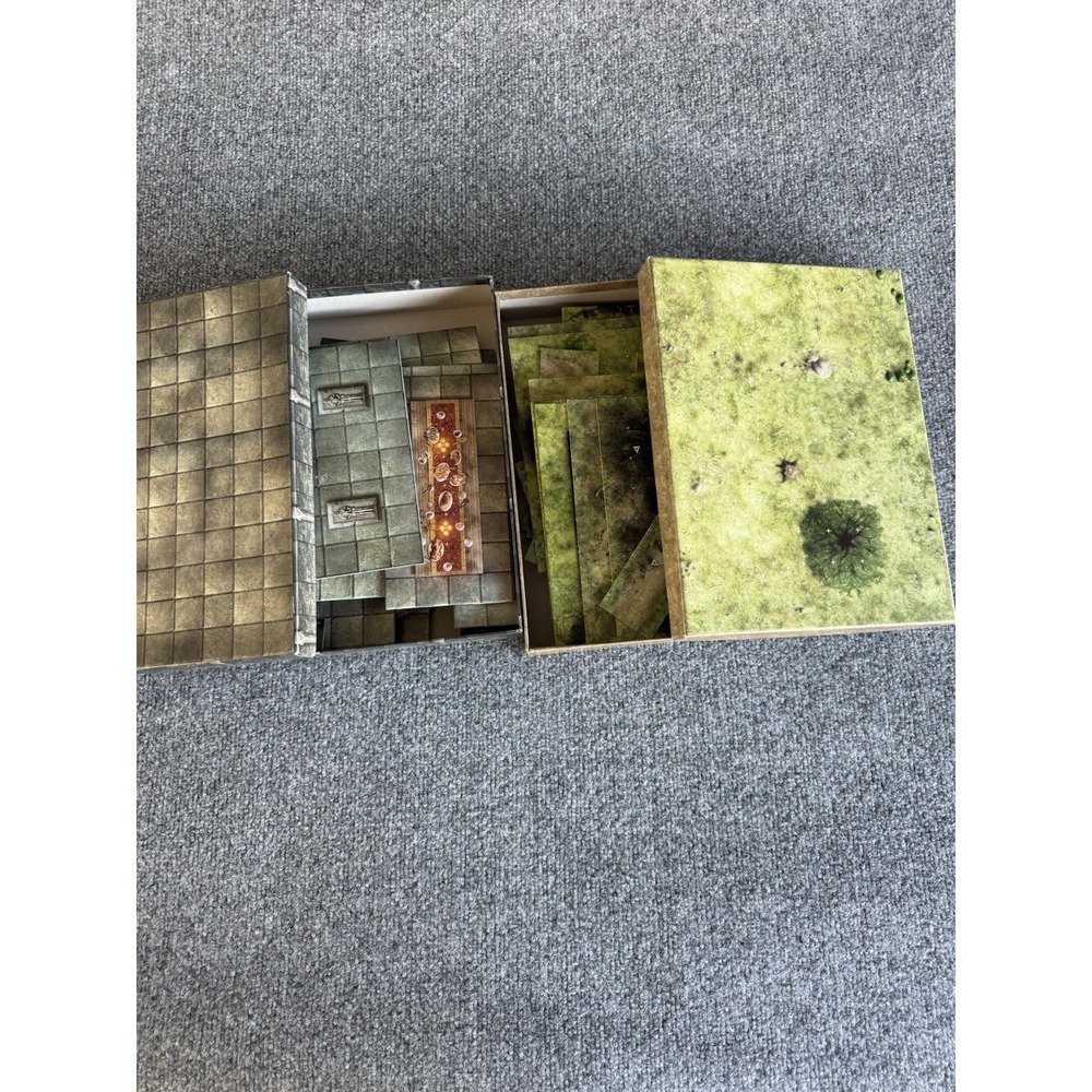 Wizards of the Coast D&D 2 Box Tile Sets Double Sided Dungeon/Terrain Bundle SH5